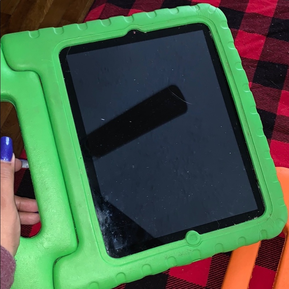 iPad with case